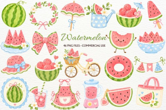 Download Watermelon Clipart Summer Fruits PNG - Clipart Collection