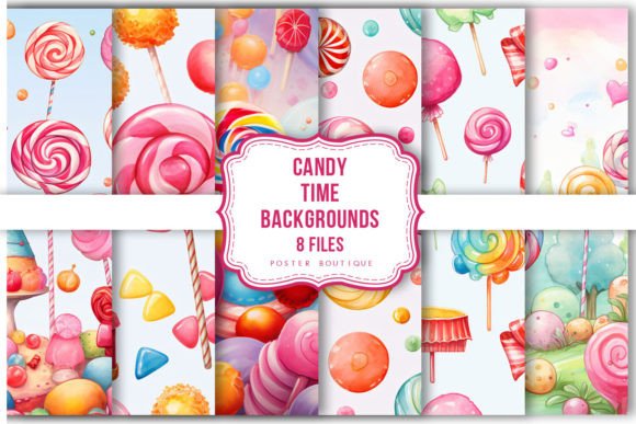 Download Candy Time Clipart Set - Clipart Collection