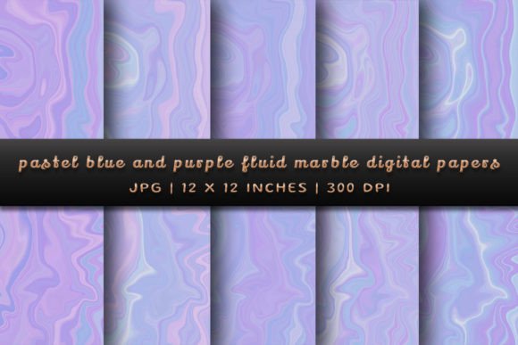 Download Pastel Blue and Purple Digital Papers - Purple Collection