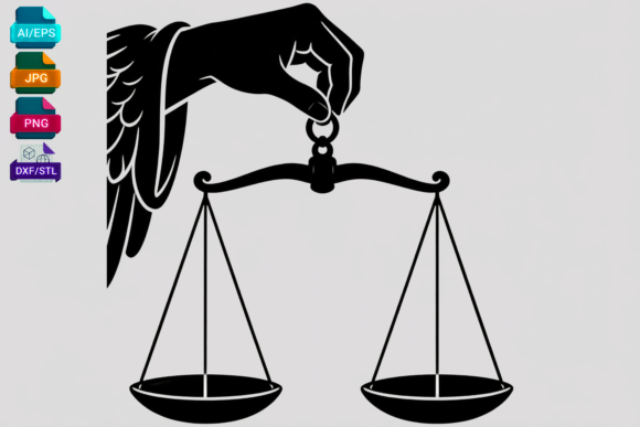 Download Justice Scales Clipart Winged Hand SVG - Clipart Collection