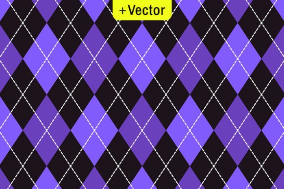 Download Halloween Purple Argyle Checker Pattern - Purple Collection