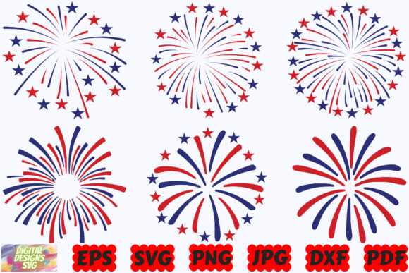 Download 4th of July Fireworks SVG |Fireworks SVG - July Collection