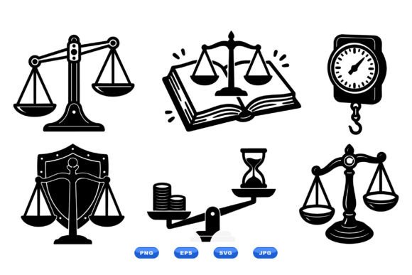 Download Justice Scales Icon Clipart - Clipart Collection