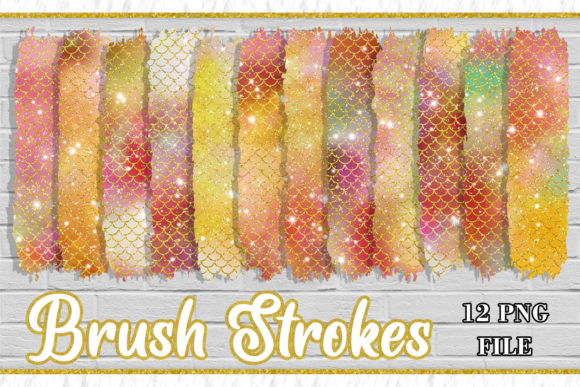 Download Brush Strokes Clipart, Scales Mermaid - Clipart Collection
