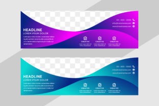 Download Purple Blue Gradient Horizontal Banner - Purple Collection