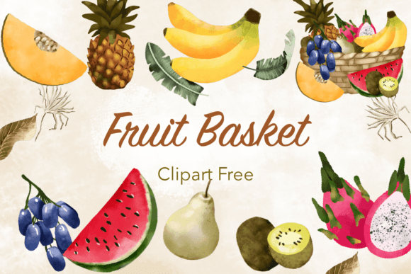 Download Fruit Basket Clipart Free - Clipart Collection