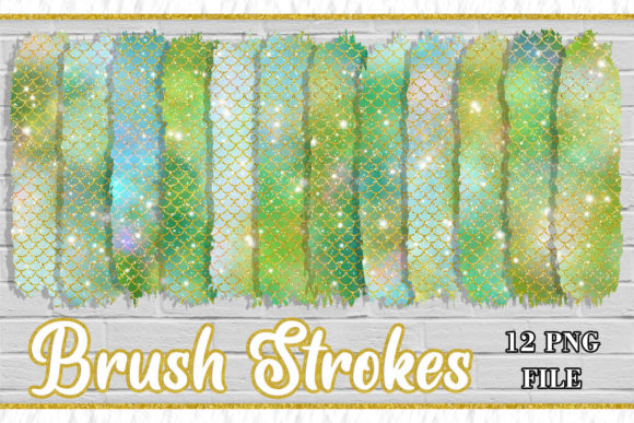 Download Brush Strokes Clipart, Scales Mermaid - Clipart Collection