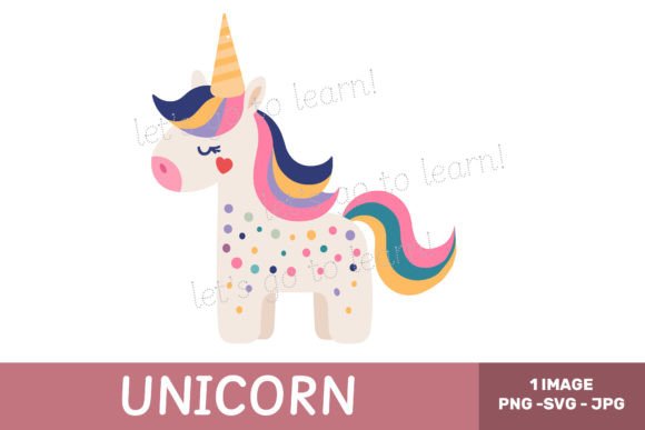 Download Cute Unicorn Illustration Svg Clipart - Clipart Collection