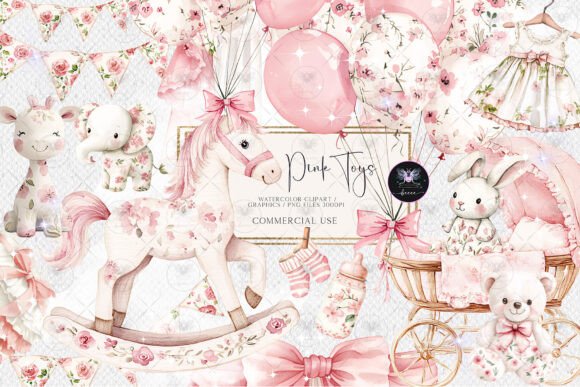 Download Toile Nursery Clipart Chinoiserie Pink - Clipart Collection